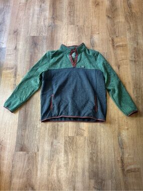 L.L.Bean Colorblock Fleece Pullover
